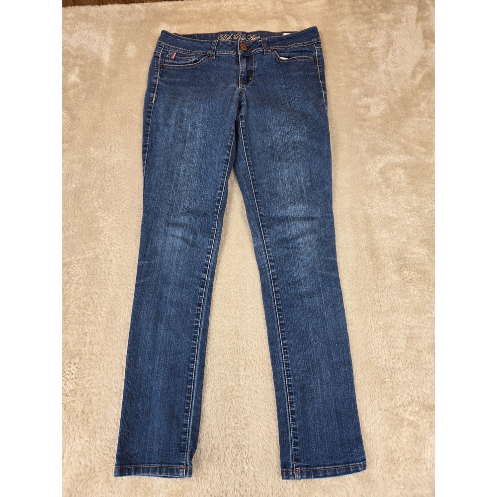 US Polo Assn Womens Kate Skinny Jeans Medium Wash Size 7 8